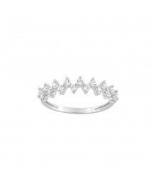Bague Femme - Oxyde de zirconium - Or 9 Carats