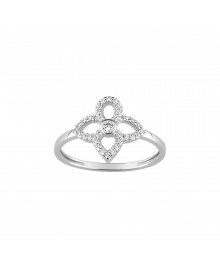 Bague Femme - Oxyde de zirconium - Or 9 Carats