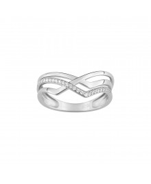 Bague Femme - Oxyde de zirconium - Or 9 Carats