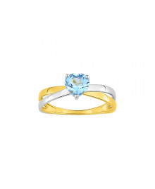 Bague Femme - topaze - Or 9 Carats