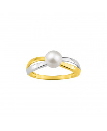 Bague Femme - perle - Or 9 Carats