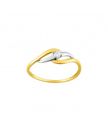 Bague Femme - Oxyde de zirconium - Or 9 Carats