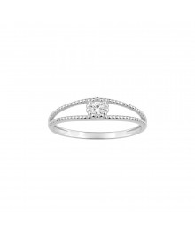 Bague Femme - Oxyde de zirconium - Or 9 Carats