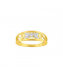 Bague Femme - Oxyde de zirconium - Or 9 Carats