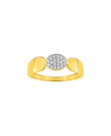 Bague Femme - Oxyde de zirconium - Or 9 Carats