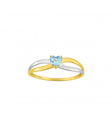 Bague Femme - topaze - Or 9 Carats