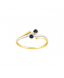 Bague Femme - saphir - Or 9 Carats