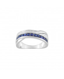 Bague Femme - Diamant - Or 9 Carats