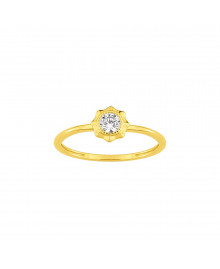 Bague Femme - Oxyde de zirconium - Or 9 Carats