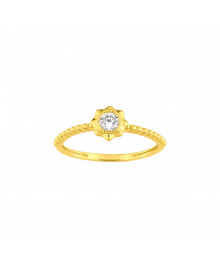 Bague Femme - Oxyde de zirconium - Or 9 Carats
