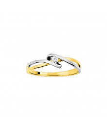 Bague Femme - Oxyde de zirconium - Or 9 Carats