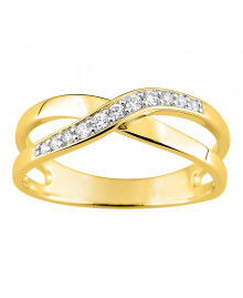 Bague femme -  Plaqué Or