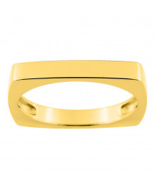 Bague mixte -  Plaqué Or