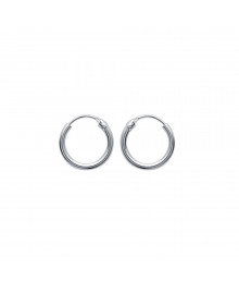 Créoles Femme - Argent 925 - Largeur : 12 mm