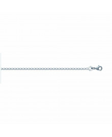Chaine Homme - Argent 925 - Cheval alternée 1+1 - Largeur : 1,5 mm - Longueur : 50 cm