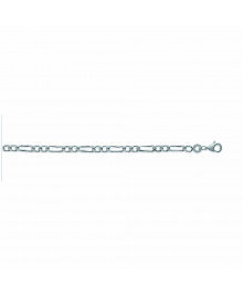 Chaine Homme - Argent 925 - Cheval alternée 1+2 - Largeur : 2,5 mm - Longueur : 50 cm