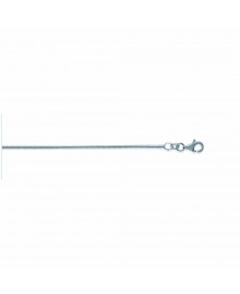 Chaine Femme - Argent 925 - Châine serpentine - Largeur : 1,2 mm - Longueur : 50 cm