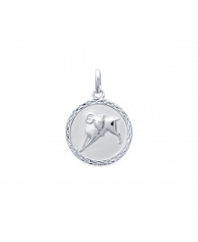 Pendentif Mixte - Argent 925 - zodiaque belier