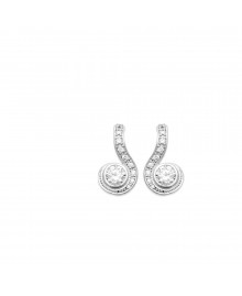 Boucles d'oreilles Femme - Argent 925 - Oxyde de zirconium