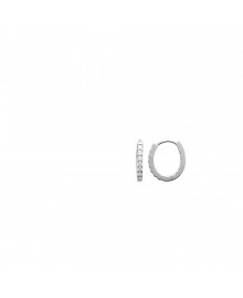 Créoles Femme - Argent 925 - Oxyde de zirconium
