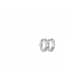Créoles Femme - Argent 925 - Oxyde de zirconium