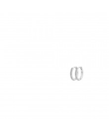 Créoles Femme - Argent 925 - Oxyde de zirconium