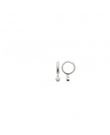 Créoles Femme - Argent 925 - Oxyde de zirconium