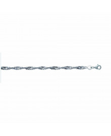 Bracelet Femme - Argent 925 - Longueur : 18 cm