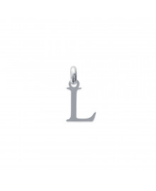 Pendentif Mixte - Argent 925 - Initiale L