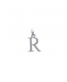 Pendentif Mixte - Argent 925 - Initiale R