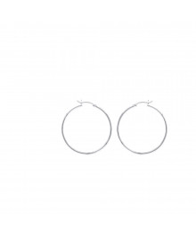 Créoles Femme - Argent 925 - Largeur : 40 mm