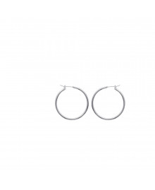 Créoles Femme - Argent 925 - Largeur : 30 mm