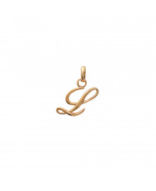 Pendentif Mixte - Plaqué Or - Initiale L