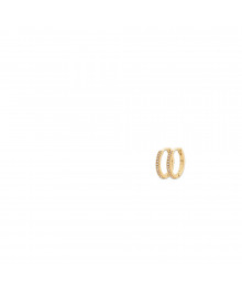 Créoles Femme - Plaqué Or - Oxyde de zirconium