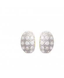 Créoles Femme - Plaqué Or - Oxyde de zirconium