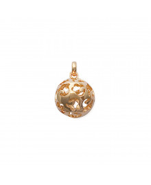 Pendentif Homme - Plaqué Or - ballon de foot