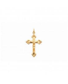 Pendentif Mixte - Plaqué Or - croix christ