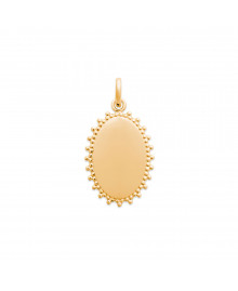 Pendentif Mixte - Plaqué Or