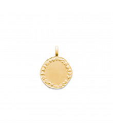 Pendentif Mixte - Plaqué Or - branche