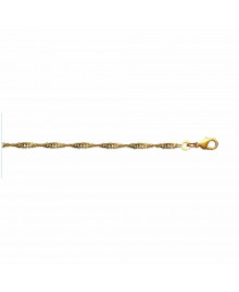 Collier Femme - Plaqué Or - Longueur : 60 cm
