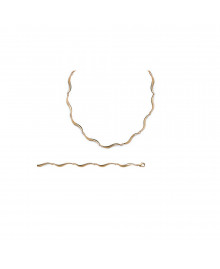 Collier Femme - Plaqué Or - Longueur : 42 cm