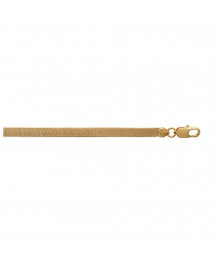 Bracelet Femme - Plaqué Or - Longueur : 18 cm