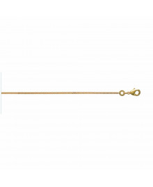 Chaine Mixte - Doré - Chaîne gourmette - Largeur : 1,25 mm - Longueur : 45 cm