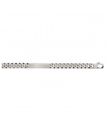 Gourmette Homme - Argent 925 - Chaîne gourmette - Largeur : 10 mm - Longueur : 22 cm