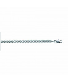 Chaine Homme - Argent 925 - Chaîne gourmette - Largeur : 3 mm - Longueur : 60 cm
