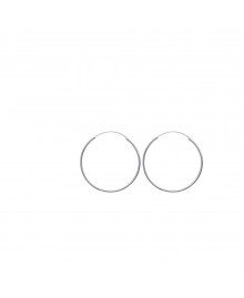Créoles Femme - Argent 925 - Largeur : 50 mm