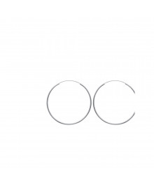 Créoles Femme - Argent 925 - Largeur : 60 mm