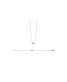 Collier Femme - Argent 925 - Longueur : 45 cm