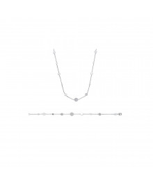 Collier Femme - Argent 925 - Longueur : 45 cm