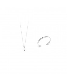 Jonc Femme - Argent 925 - Longueur : 58 cm